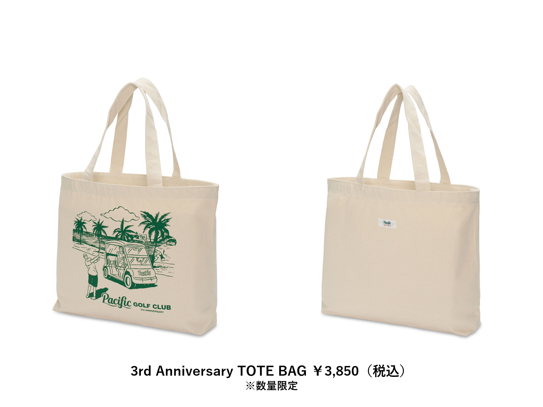ゴルフブランド〈Pacific GOLF CLUB〉は、3周年を記念し「3rd 